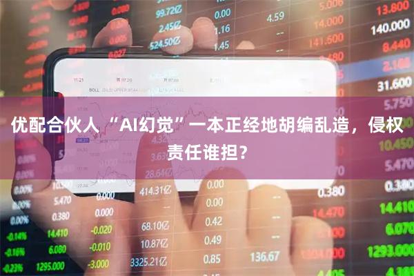 优配合伙人 “AI幻觉”一本正经地胡编乱造，侵权责任谁担？